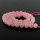 8 mm Rose quartz round beads