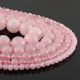 Rose quartz round beads