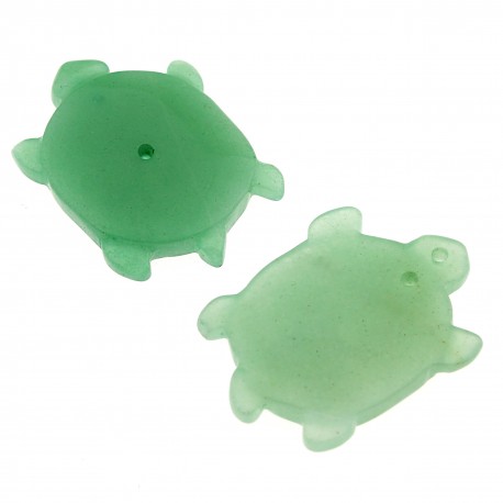 Green aventurine turtle