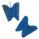 Blue turquenite butterfly