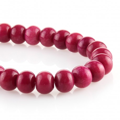 Jade magenta – talla rondelle