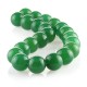 Green jade – 18 mm round beads