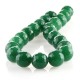 Green Jade - 18 mm faceted round beads