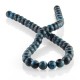 blue labradorite - 8 mm round beads