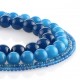 Blue Jade – round beads