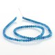 Blue Jade – 3 mm round beads