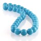 Blue Jade – 12 mm round beads