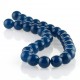 Blue Jade – 14 mm round beads