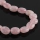 Rose quartz – oval carving