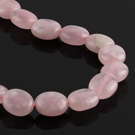 Rose quartz – oval carving