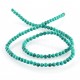Synthetic turquoise - 3 mm round beads 