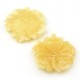 Large yellow calcite flower - pink