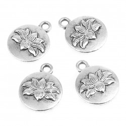 Colgante Flor de loto - 10 uds