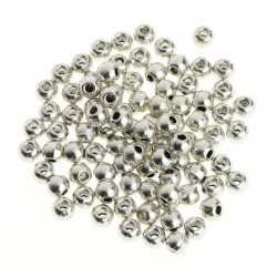 Smooth metal round bead (70 pcs)