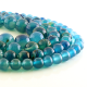 Blue Agate round beads