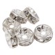 Rhinestones spacer, 10 pcs