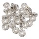 Rhinestones spacer, 10 pcs