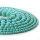 Synthetic turquoise - round beads