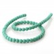 Synthetic turquoise - 6 mm round beads