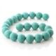 Synthetic turquoise - 18 mm round beads