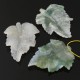 Leaf pendant in natural stones