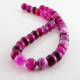 Pink Agate round beads - 10 mm