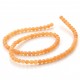 Orange aventurine round beads 4 mm