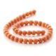 Orange aventurine round beads 8 mm
