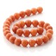 Orange aventurine round beads 12 mm