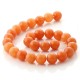 Orange aventurine round beads 14 mm
