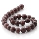 Brown aventurine beads - 14 mm
