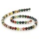 Natural indian agate beads - 6 mm