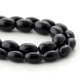 Onyx olive-shaped beads