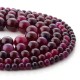 Cherry agate round beads