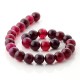 Cherry agate round beads 14 m