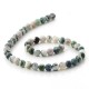Mossy agate beads 8 mm