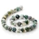 Mossy agate beads 12 mm