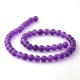Purple Jade beads 8 mm