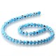 Light blue Turkish Eye Beads 6 mm