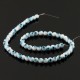 White Turkish Eye glass Beads 6 mm