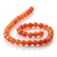 Carnelian round beads 10 mm