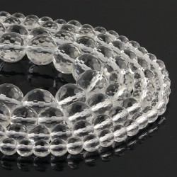 Crystal Quartz faceted beads