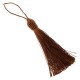 Tassel with bow - brown