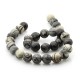 12 mm Silk stone round beads