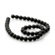 Black onyx 8 mm round beads