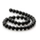 Black onyx 10 mm round beads