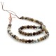 6 mm Natural agate faceted beads
