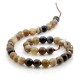 10 mm Natural agate faceted beads