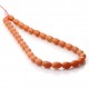 Orange aventurine beads olive shape