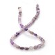 Amethyst - oval beads
